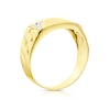 Thumbnail Image 2 of 9ct Yellow Gold Diamond Signet Ring