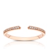 Thumbnail Image 0 of Sterling Silver & 18ct Rose Gold Plated Vermeil 0.07ct Diamond Eternity Ring