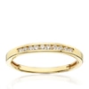 Thumbnail Image 0 of 9ct Yellow Gold 0.10ct Diamond Eternity Ring