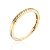 Thumbnail Image 1 of 9ct Yellow Gold 0.10ct Diamond Eternity Ring