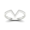 Thumbnail Image 0 of Silver 0.10ct Diamond Pavé Eternity Ring