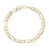 Thumbnail Image 2 of 9ct Yellow Gold 9'' Figaro Chain Bracelet