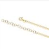 Thumbnail Image 2 of 9ct Yellow Gold Adjustable Starburst Chain Anklet