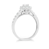 Thumbnail Image 1 of Princessa 9ct White Gold 0.50ct Diamond Cluster Ring