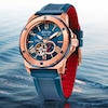 Thumbnail Image 3 of Bulova Marine Star Automatic Men's Blue Strap Watch
