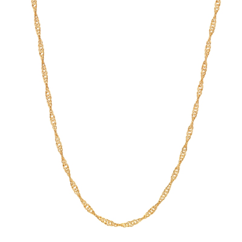 Main Image 1 of Hot Diamonds X Jac Jossa 18ct Gold Plated 18&quot; Singapore Chain