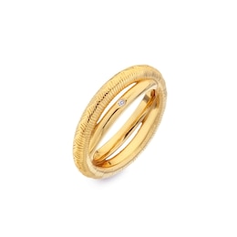 Hot Diamonds X Jac Jossa Spirit Gold Plated Diamond Ring