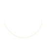 Thumbnail Image 2 of 9ct Yellow Gold Solid 18 Inch Dainty Curb Chain