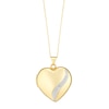 Thumbnail Image 0 of 9ct Yellow Gold 21mm Diamond Set Heart Locket