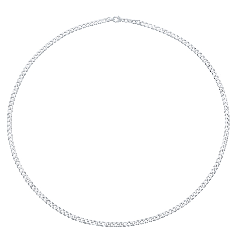 Sterling Silver 24 Inch 4mm Curb Chain