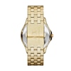 Thumbnail Image 2 of Armani Exchange Men's Black Dial Gold-Plated Bracelet Watch