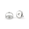 Thumbnail Image 2 of 9ct White Gold & 0.15ct Diamond Stud Earrings