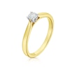 Thumbnail Image 1 of 9ct Yellow Gold 0.20ct Diamond Solitaire Ring