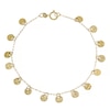 Thumbnail Image 2 of 9ct Yellow Gold Solid Sparkle Disc Bracelet