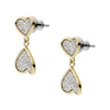 Thumbnail Image 1 of Fossil Sutton Classic Valentine Gold Tone Stud Earrings