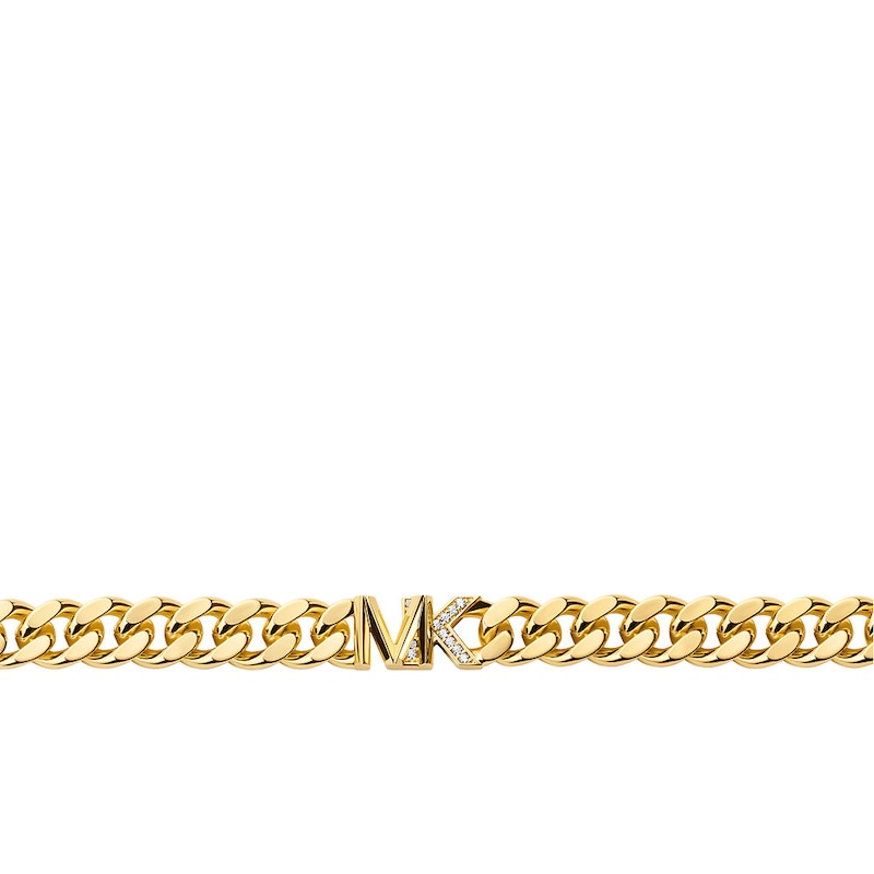 Main Image 2 of Michael Kors Kors MK 14ct Gold Plated Collar Necklace