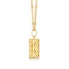 Thumbnail Image 1 of Sterling Silver & 18ct Gold Plated Vermeil Initial C Pendant