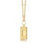Thumbnail Image 1 of Sterling Silver & 18ct Gold Plated Vermeil Initial E Pendant