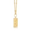 Thumbnail Image 1 of Sterling Silver & 18ct Gold Plated Vermeil Initial J Pendant