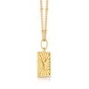 Thumbnail Image 1 of Sterling Silver & 18ct Gold Plated Vermeil Initial Y Pendant