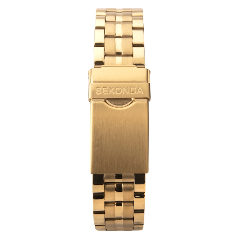 Sekonda Men's Yellow Gold Tone Bracelet Watch