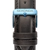 Thumbnail Image 6 of Sekonda Men’s Jackson Blue Dial Black Leather Strap Watch