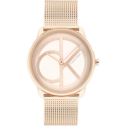 Calvin Klein One Iconic Rose Gold Tone Watch