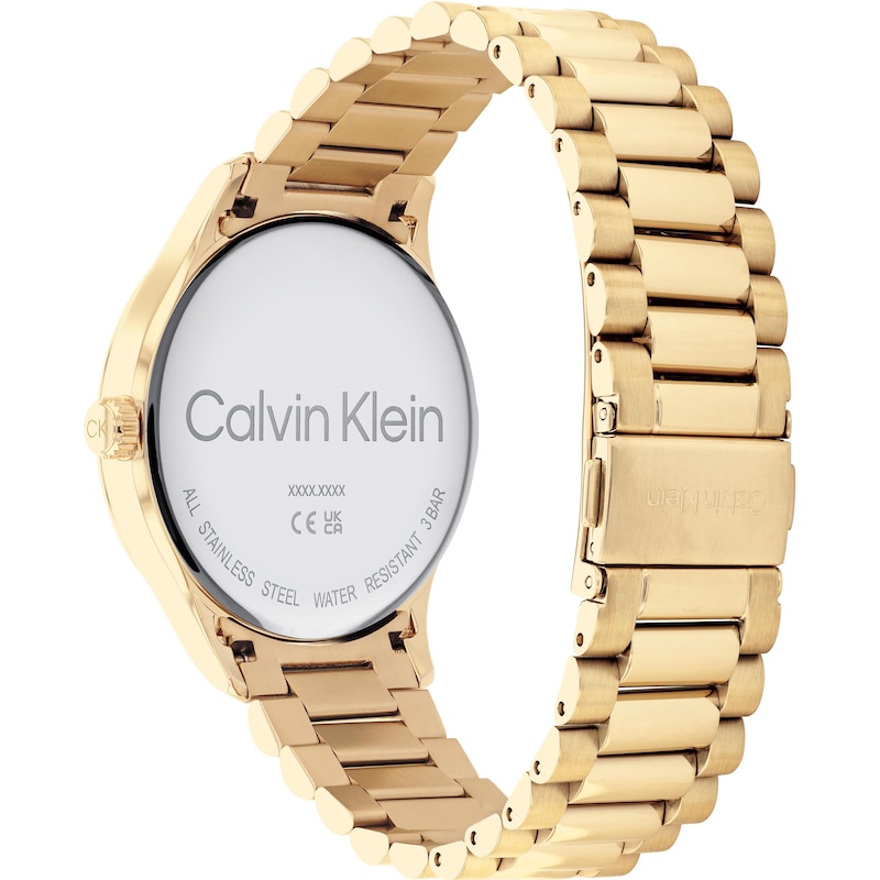 Calvin Klein One Iconic Gold Tone Bracelet Watch