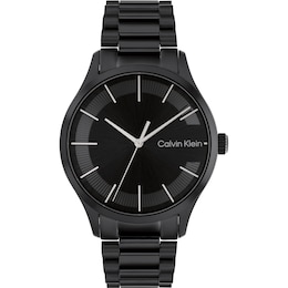 Calvin Klein One Iconic Black IP Bracelet Watch