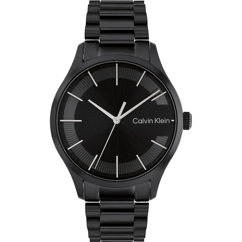Calvin Klein One Iconic Black IP Bracelet Watch