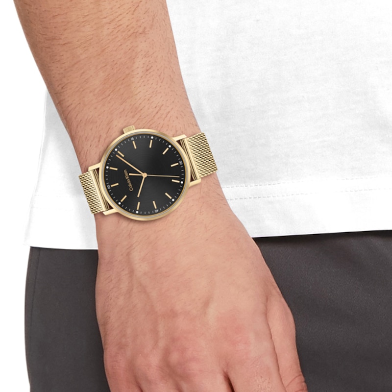 Main Image 4 of Calvin Klein Modern Men's Gold Tone Bracelet Watch