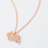 Thumbnail Image 2 of Radley 18ct Rose Gold Plated Jumping Dog Stone Necklace
