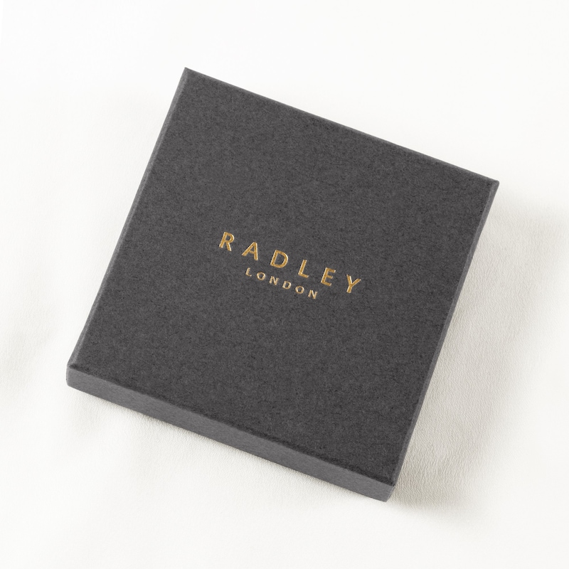 Radley 18ct Rose Gold Plated Jumping Dog Stone Necklace