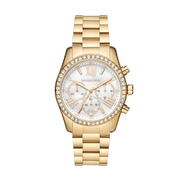 Michael Kors Lexington Yellow Gold Tone Bracelet Watch