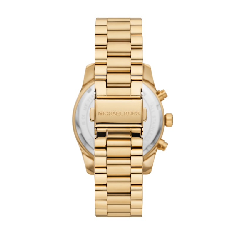 Main Image 3 of Michael Kors Lexington Yellow Gold Tone Bracelet Watch