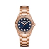 Thumbnail Image 1 of Rotary Crystal Ladies Rose Gold Tone Bracelet Watch