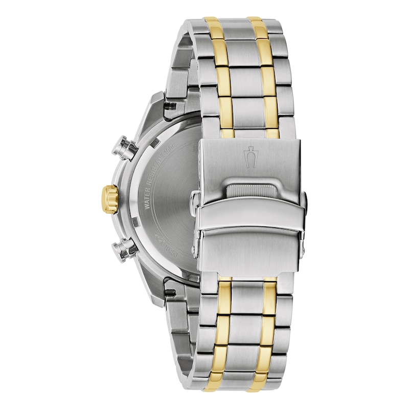 Main Image 3 of Bulova Classic Chronograph Men's Two-Tone Stainless Steel Bracelet Watch