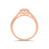 Thumbnail Image 2 of Princessa 9ct Rose Gold 0.25ct Diamond Cluster Ring