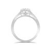 Thumbnail Image 2 of Princessa 18ct White Gold 1/3ct Diamond Cluster Ring