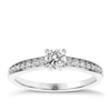 Thumbnail Image 0 of The Diamond Story 18ct White Gold Solitaire 0.33ct Total Diamond Ring