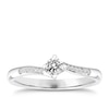 Thumbnail Image 0 of The Diamond Story 18ct White Gold 0.20ct Total Diamond Ring