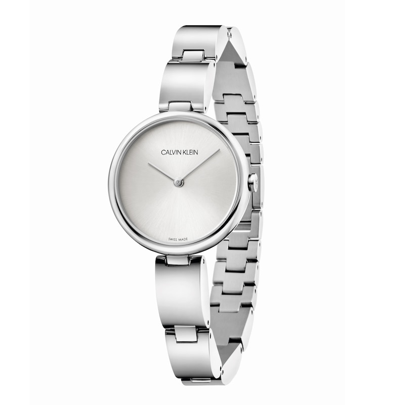 Calvin Klein Wavy Ladies' Stainless Steel Bracelet Watch