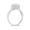 Thumbnail Image 2 of 9ct White Gold 2/5ct Diamond Princessa Ring