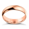 Thumbnail Image 0 of 9ct Rose Gold 5mm Heavy D Shape Ring