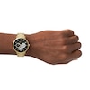 Thumbnail Image 3 of Armani Exchange Men's Open Heart Dial Gold Tone Bracelet Watch