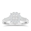 Thumbnail Image 0 of Princessa 9ct White Gold 1/2ct Diamond Ring