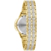 Thumbnail Image 2 of Bulova Crystal Octava Ladies' Gold Tone Bracelet Watch