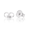 Thumbnail Image 1 of Sterling Silver CZ & Graduated Pearl Circle Stud Earrings