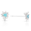 Thumbnail Image 0 of Sterling Silver CZ Holly December Birth Month Stud Earrings