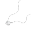 Thumbnail Image 1 of Sterling Silver Round Shaped Cubic Zirconia Necklace